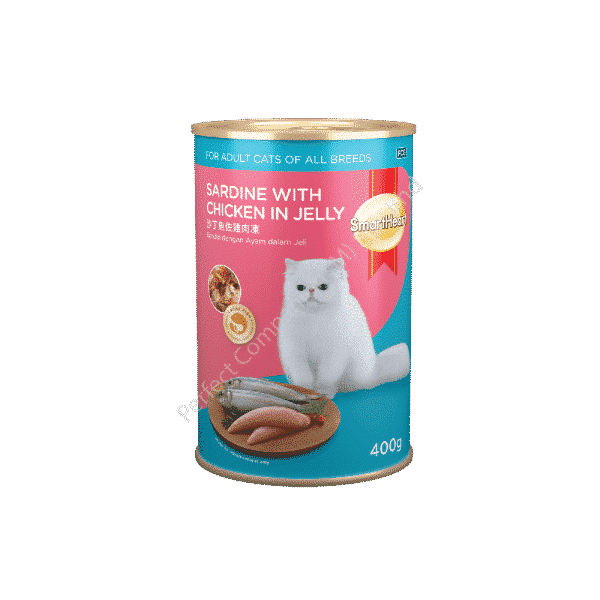 SmartHeart Cat Canned Sardine with Chicken in Jelly