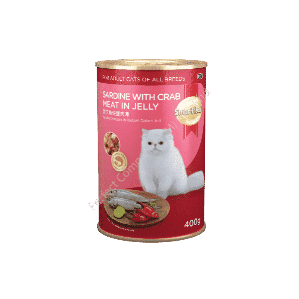 SmartHeart Cat Canned Sardine with Crabmeat in Jelly