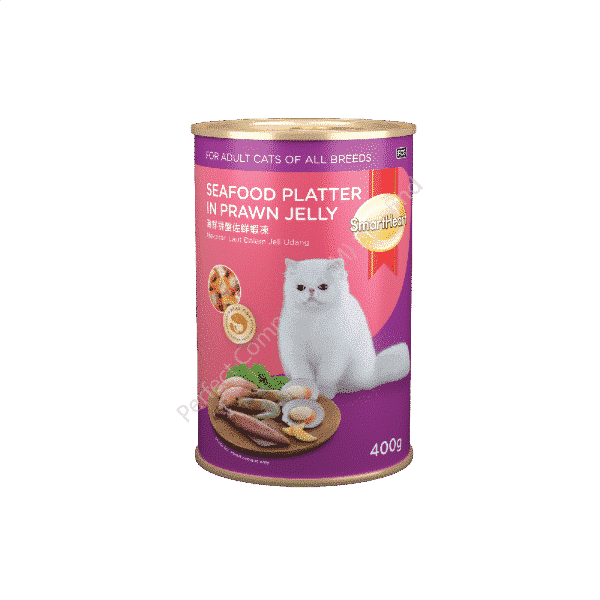 SmartHeart Cat Canned Seafood Platter In Prawn Jelly