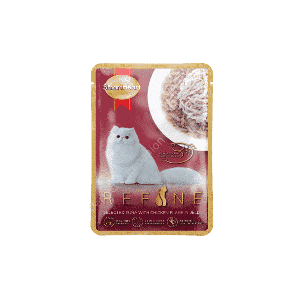 REFINE Pouch- Selected Tuna with Chicken Flake in Jelly